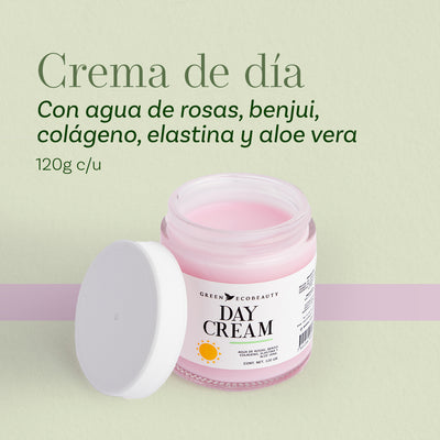 Crema Facial Humectante con Colágeno y Agua de Rosas