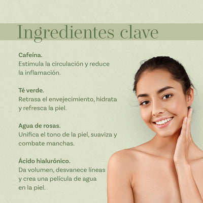 Parches para Ojeras: de Té Verde y Agua de Rosas